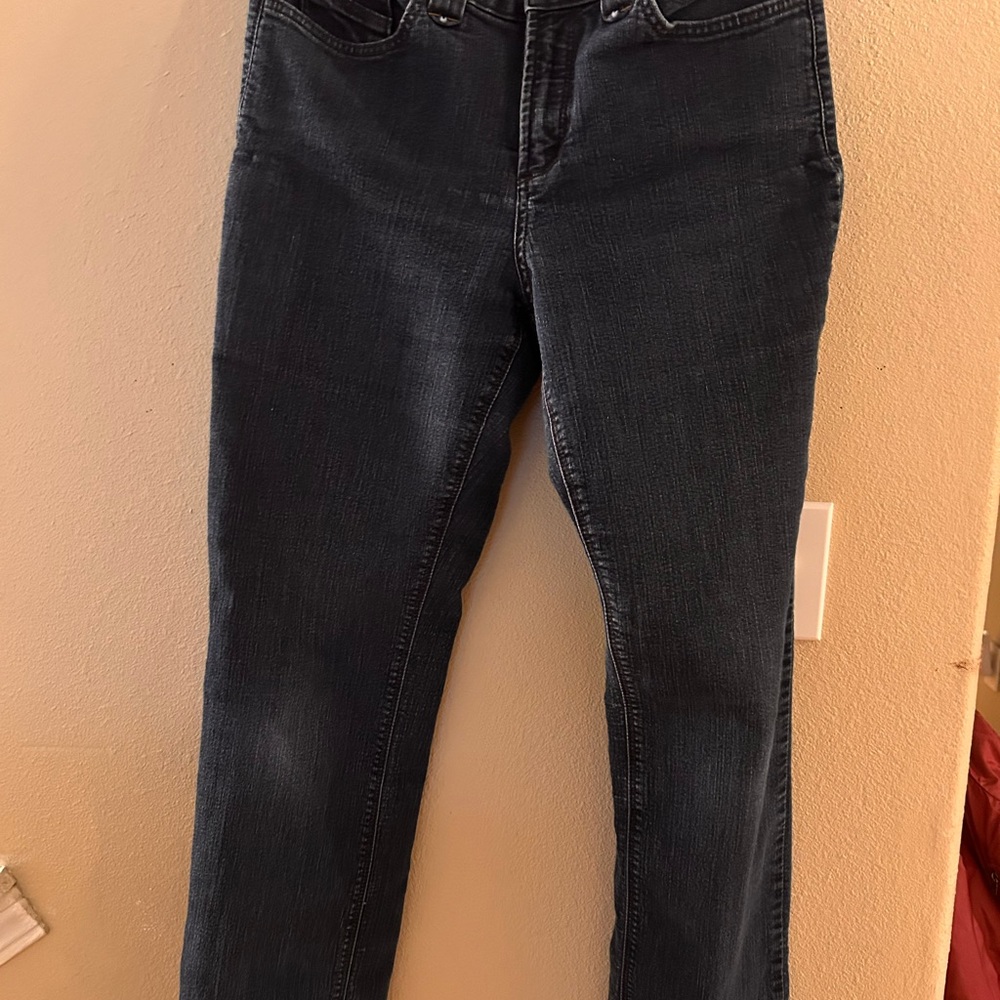 NYDJ Dark Blue Straight Leg Women's Jeans